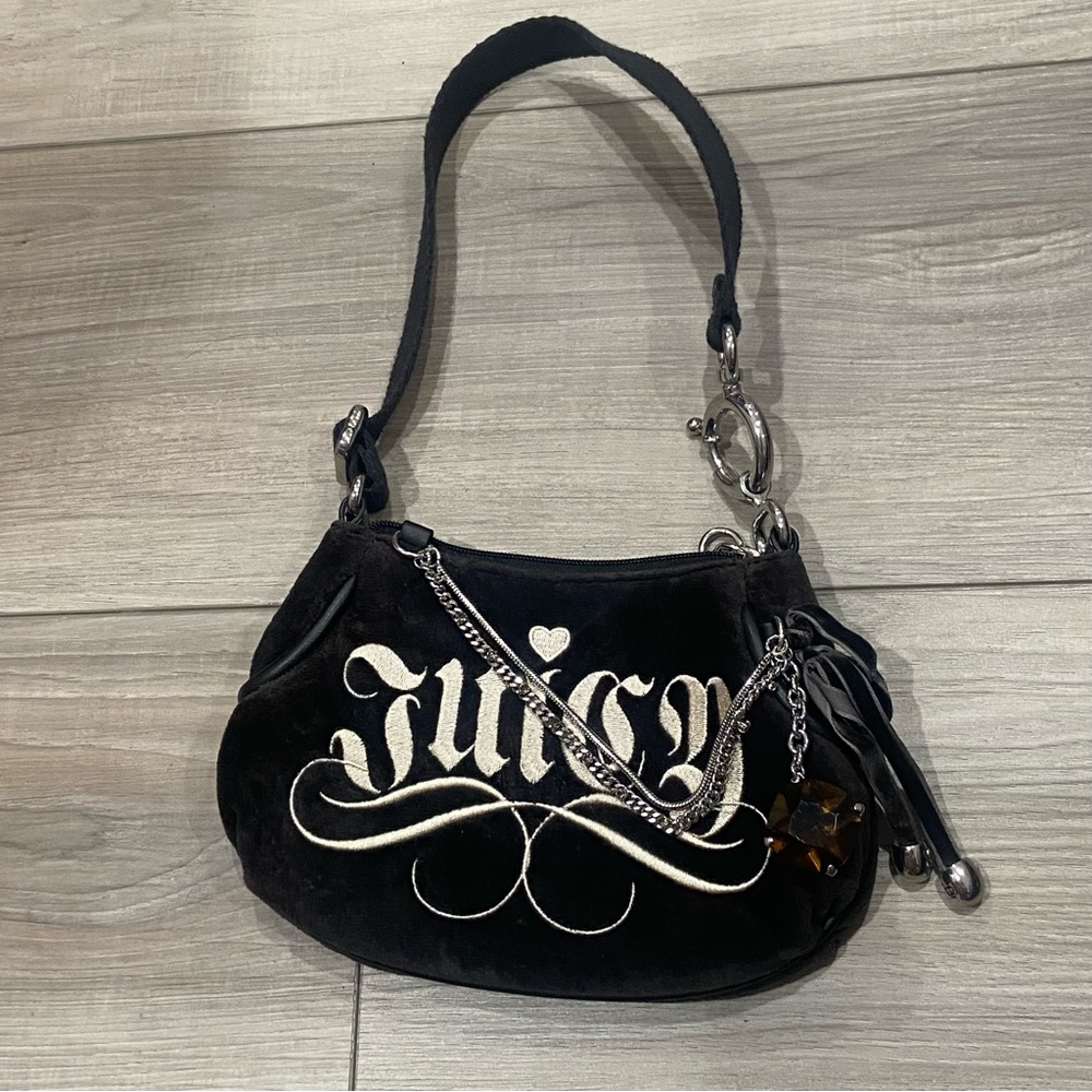 2000s vintage velour Juicy Couture mini purse